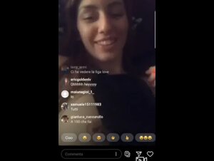 Flash tette diretta Instagram