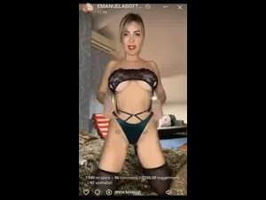Emanuela Botto in sexy lingerie